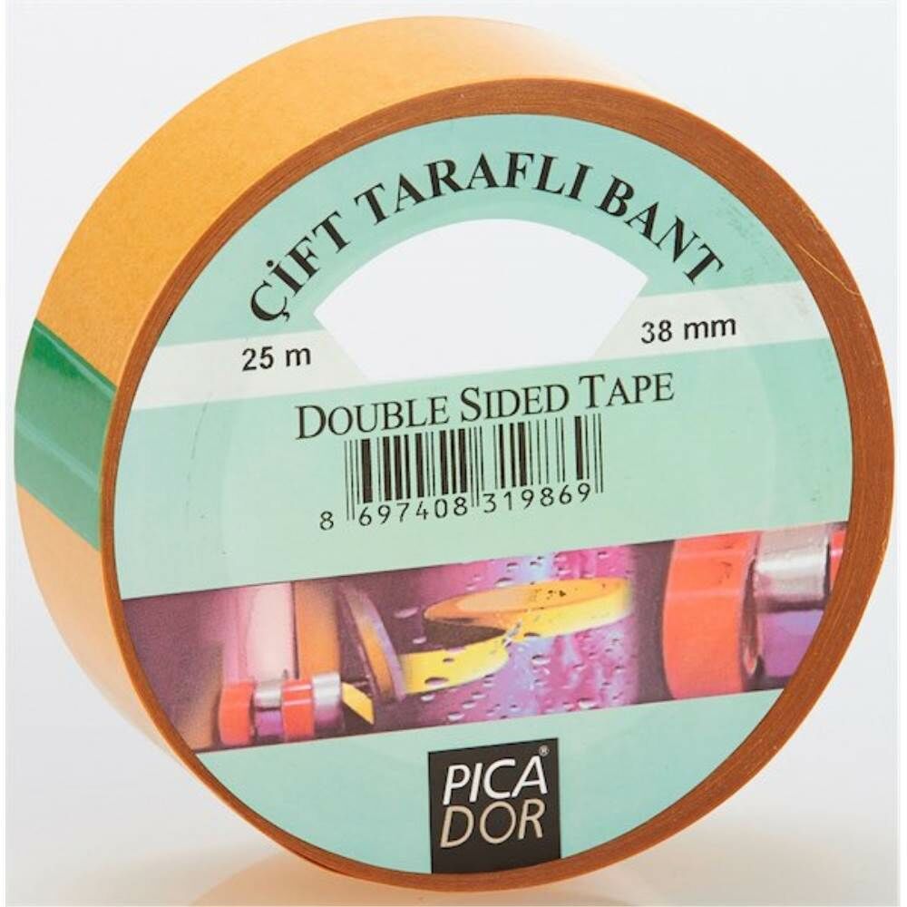 Picador Çift Taraflı Bant Askılı 38 mm X 25 mt 4101