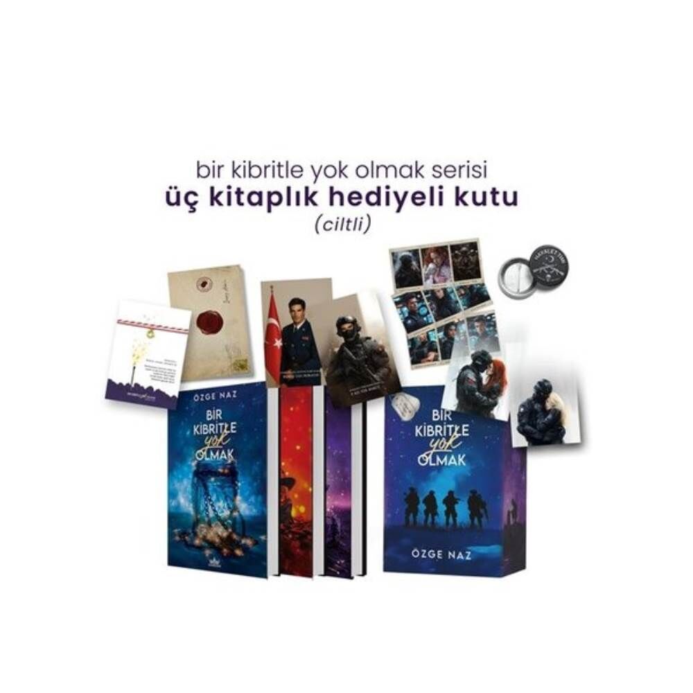 Bir Kibritle Yok Olmak Set 3 Kitap Ciltli
