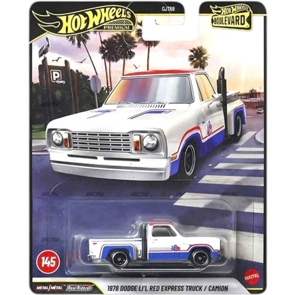 Hot Wheels Premium Boulevard 1978 Dodge lil Red Express Truck GJT68-JHW27