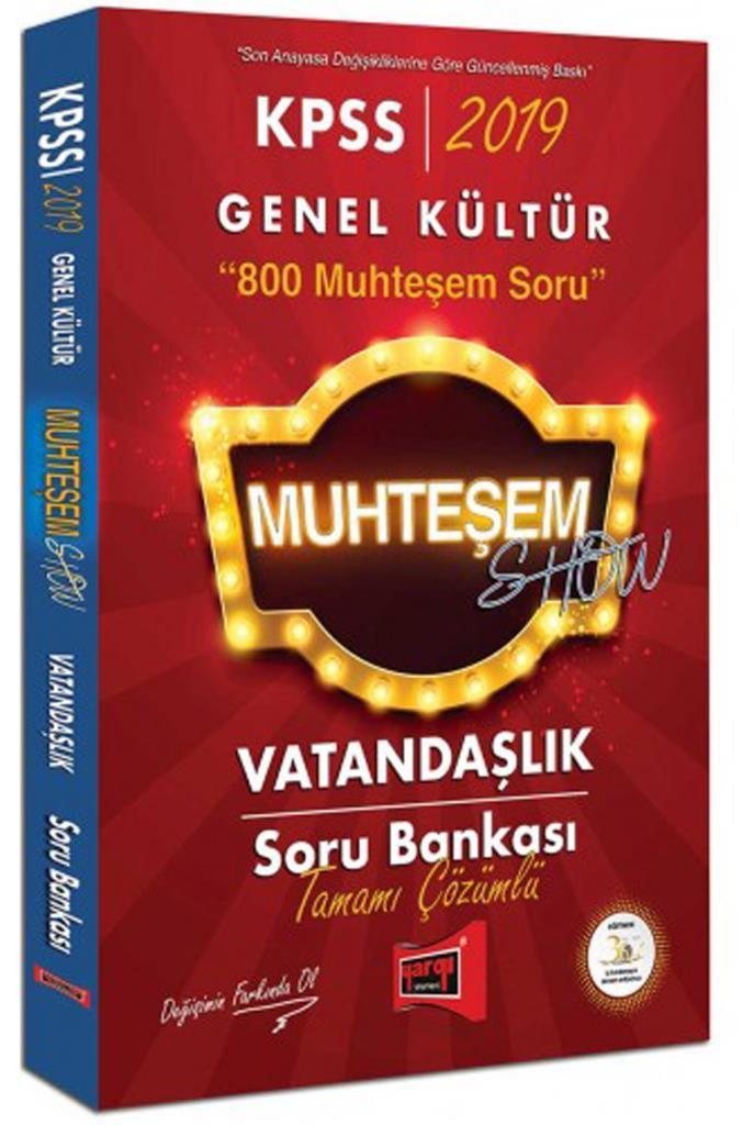 Yargı Kpss 2019 gk Vatandaşlık Soru Bankası 800 Mu