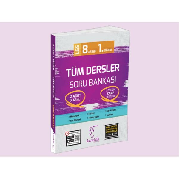 Karekök 8.Sınıf LGS Tüm Dersler Soru Bankası 1.Dönem