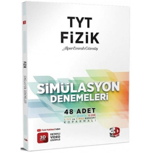 3D TYT Fizik Simülayson Denmeleri 48 Adet