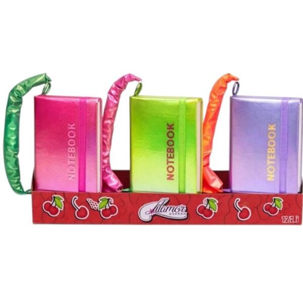 Lilamor 10.5x14.8 80 Yaprak Kiraz Çanta Defter