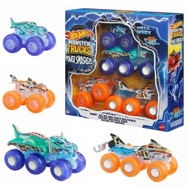 Hot Wheels Monster Trucks Power Smashers Çoklu Paket HYJ29
