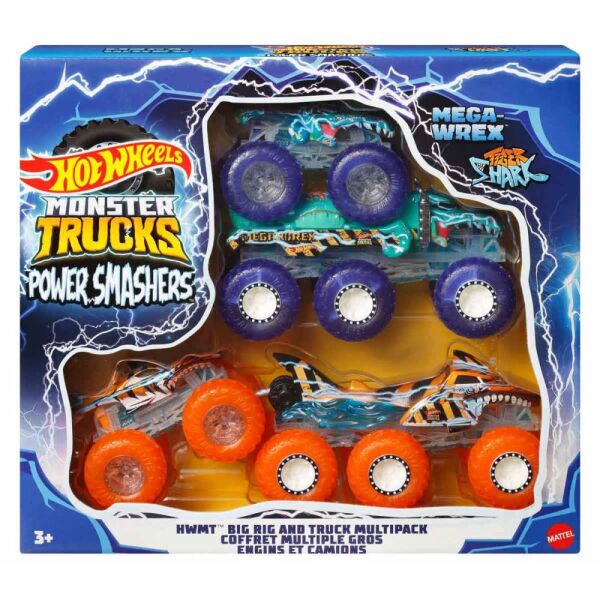 Hot Wheels Monster Trucks Power Smashers Çoklu Paket HYJ29