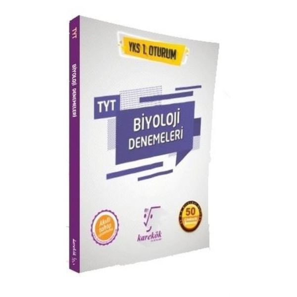 Karekök TYT Biyoloji 50 Çözümlü Deneme