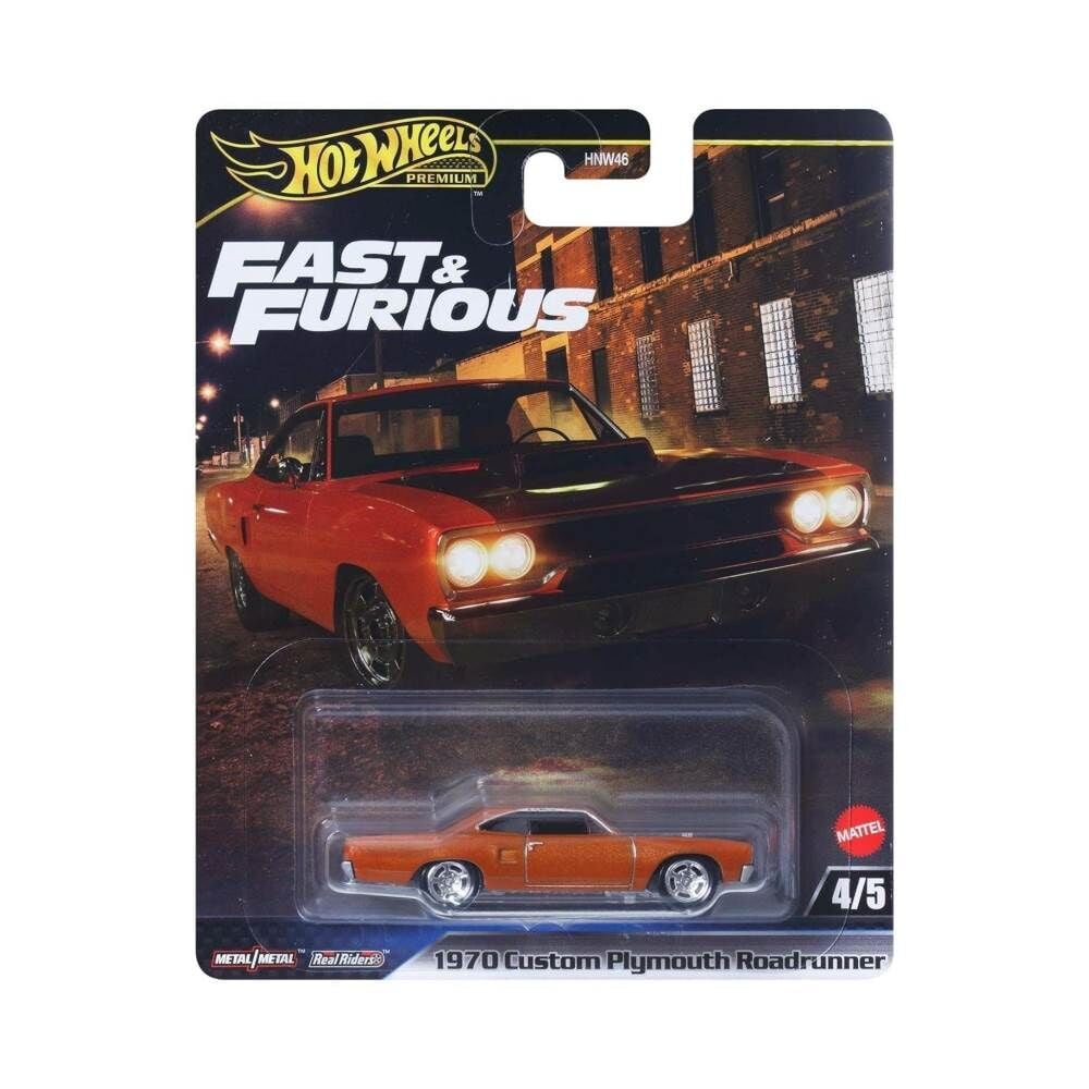 Hot Wheels Fast and Furious Premium 1970 Custom Plyouth Roadrunner JBL99