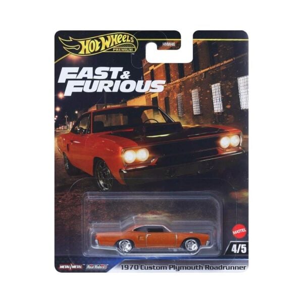 Hot Wheels Fast and Furious Premium 1970 Custom Plyouth Roadrunner JBL99