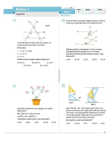 Sınav Ayt Geometri Soru Bankası