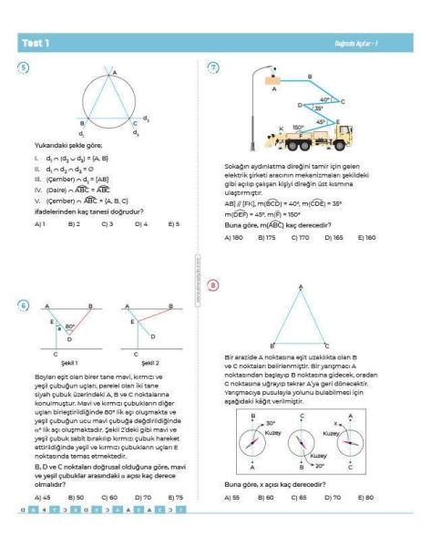 Sınav Ayt Geometri Soru Bankası