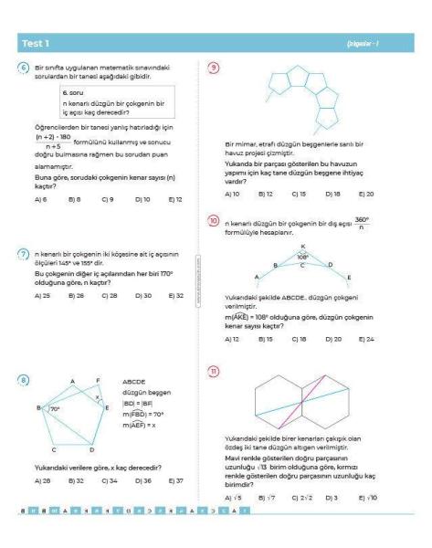 Sınav Ayt Geometri Soru Bankası
