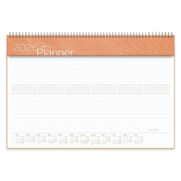 Gıpta Masa Planlayıcı 40x28