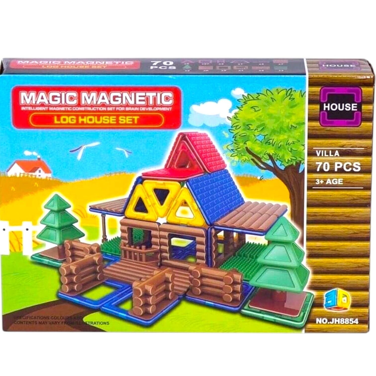 Çiftlik Evi Manyetik Lego 70 Parça 8854