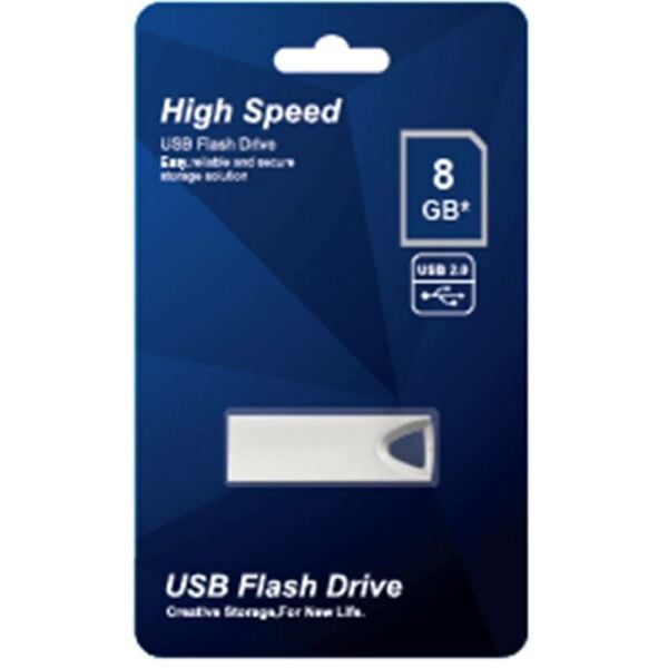 Elba 8GB Metal 2.0 USB Flash Bellek