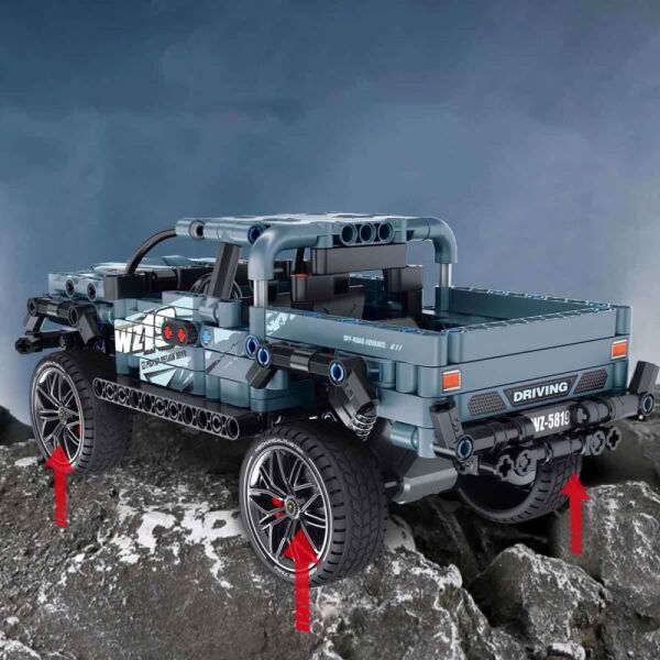 iM. Master Mavi Pick Up 463 Parça 5819