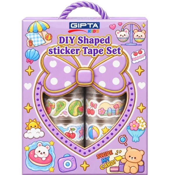 Diy Shaped K9924 6'lı Renkli Bant Seti