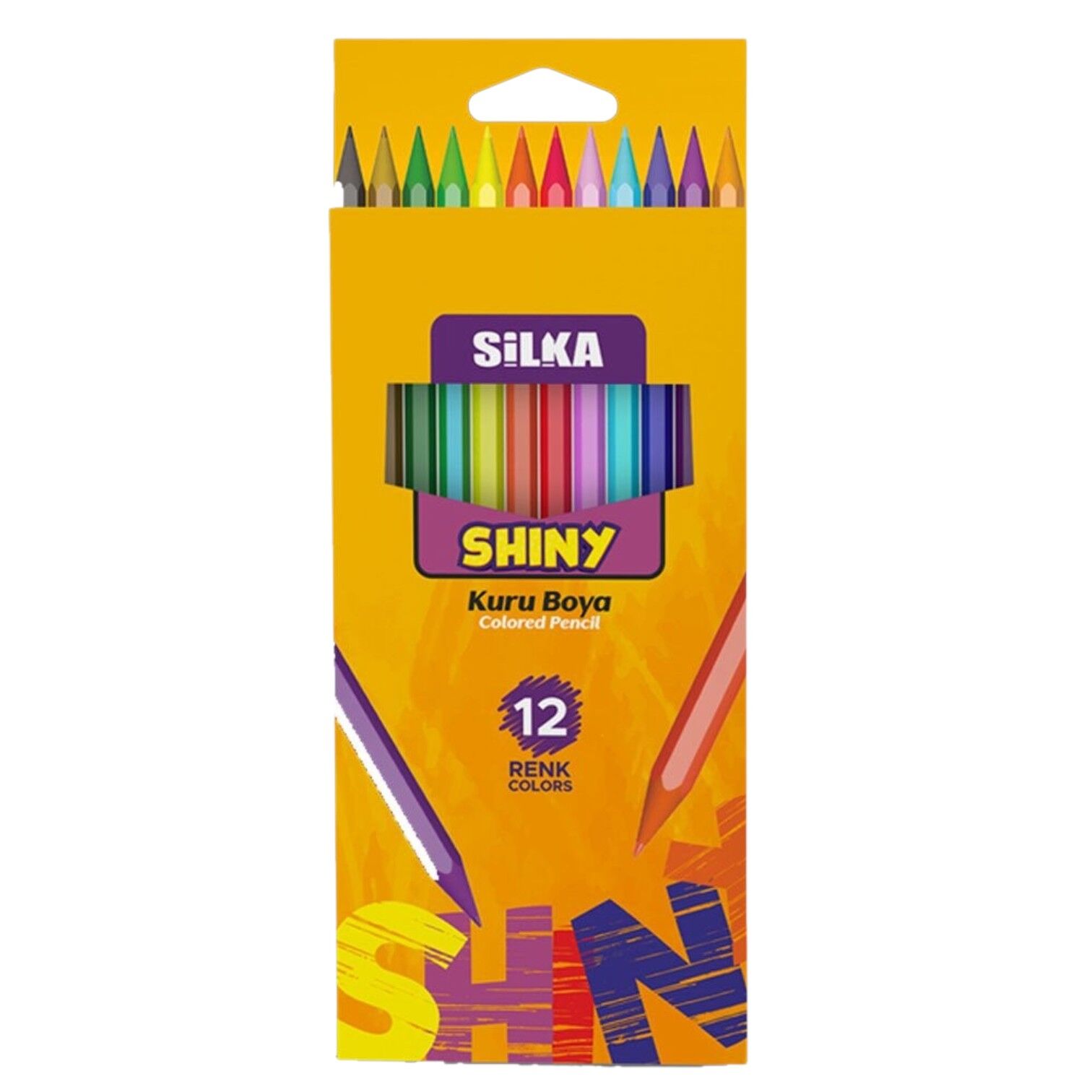 Silka Shiny Kuru Boya 12 Renk Art-K0001