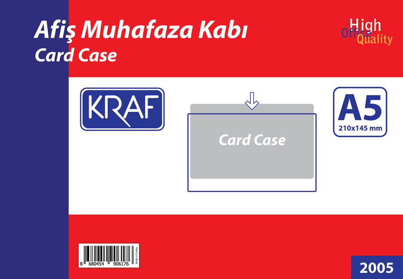 Kraf Afiş Muhafaza Kabı A5 2005