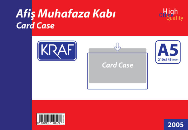 Kraf Afiş Muhafaza Kabı A5 2005