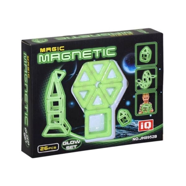 Sihirli Parlayan Manyetik Lego 26 Parça 8952B