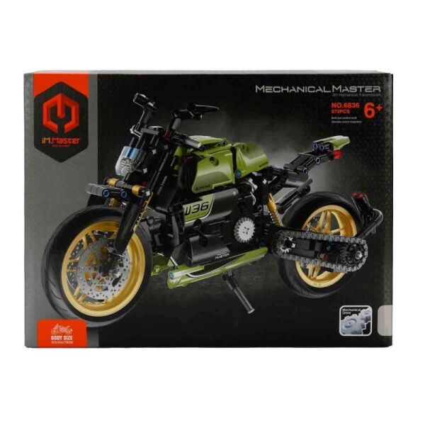 iM. Master Yeşil Motosiklet 572 Parça 6836