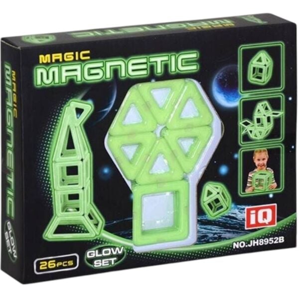 Sihirli Parlayan Manyetik Lego 26 Parça 8952B