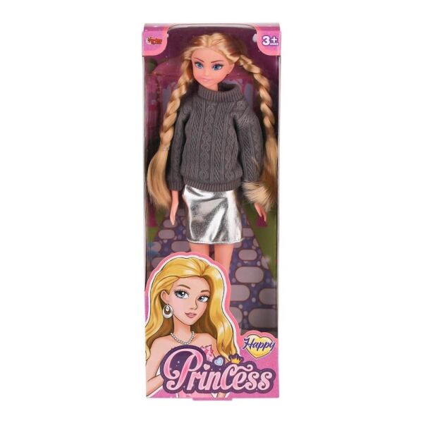 Kutulu 29 cm Kazaklı Örgü Saçlı Bebek 115527