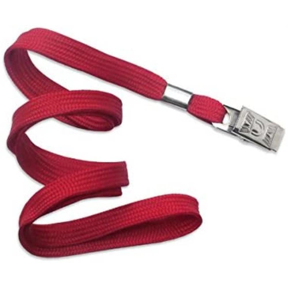 Kraf Kart Askı İpi Metal Klips Kırmızı 510G