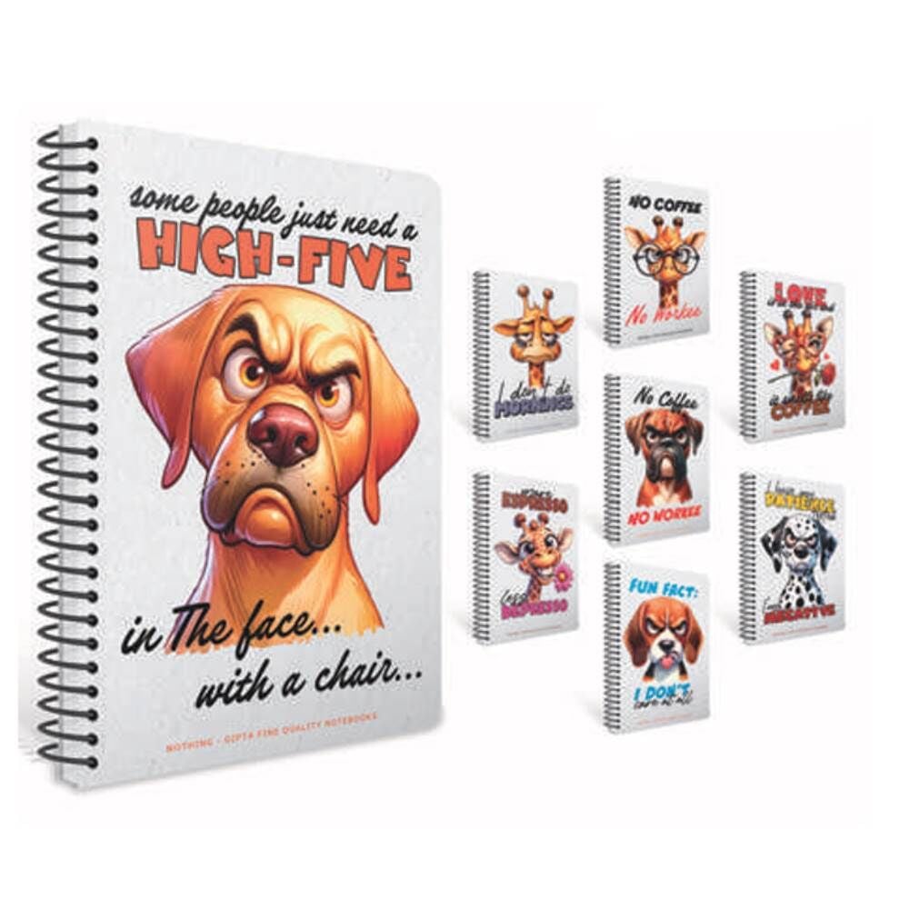Nothing 13x21 80 Yaprak Kareli Pressboard Kapak Spiralli Defter 3243