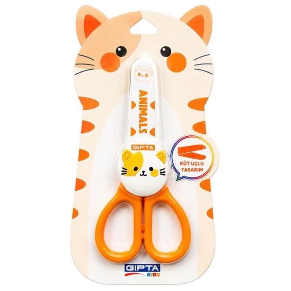 Animals K7241 Figürlü Korumalı Öğrenci Makası