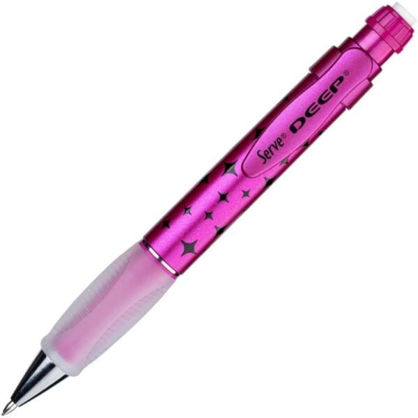 Serve Deep Versatil Kalem Uzay Serisi 07 mm Metalik Pembe
