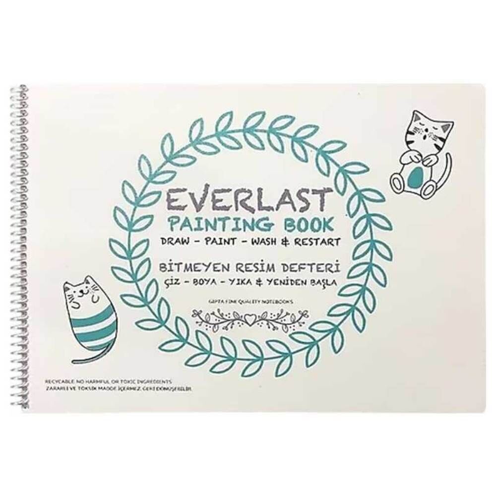 Everplast 25x35 4 Yaprak Spiralli Bitmeyen Resim Defteri 6184