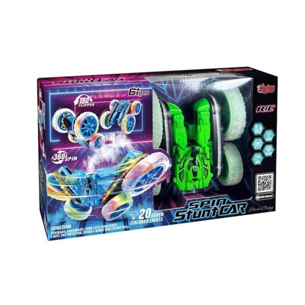 Uzaktan Kumandalı Full Fonksiyon Şarjlı Işıklı Buharlı Spin 360 Stunt Araba