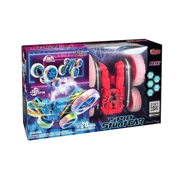 Uzaktan Kumandalı Full Fonksiyon Şarjlı Işıklı Buharlı Spin 360 Stunt Araba