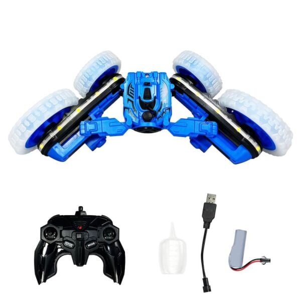 Uzaktan Kumandalı Full Fonksiyon Şarjlı Işıklı Buharlı Spin 360 Stunt Araba