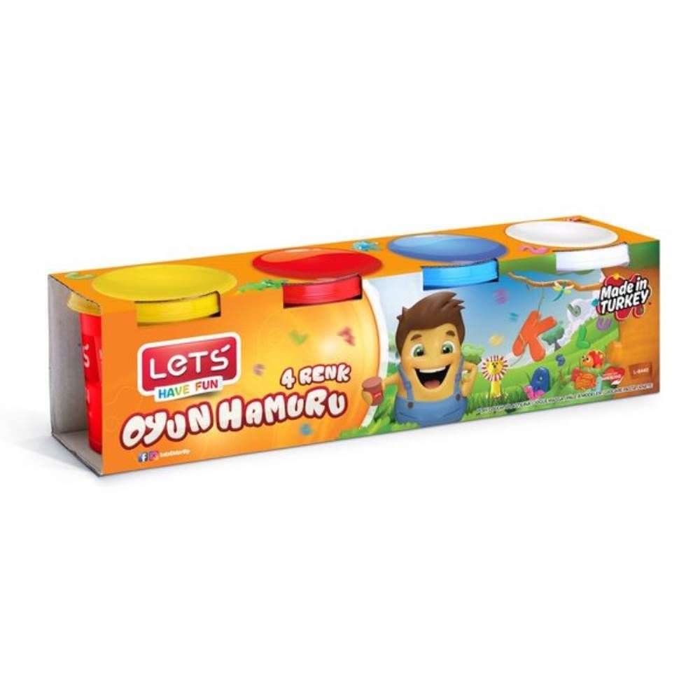 Lets L8440 4 Renk 460 gr Oyun Hamuru
