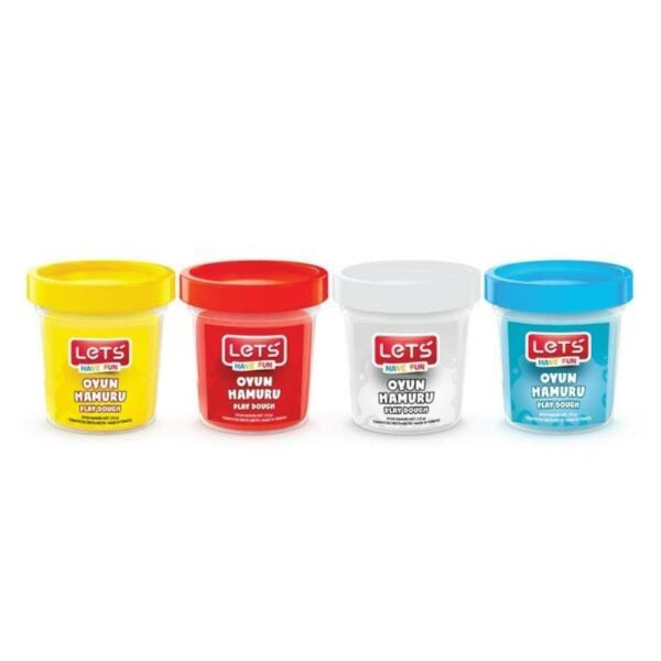 Lets Oyun Hamuru 4 Renk 460 gr L8440