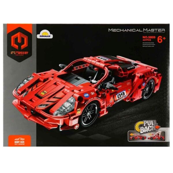 iM. Master Kırmızı Süper Araba 437 Parça 5809
