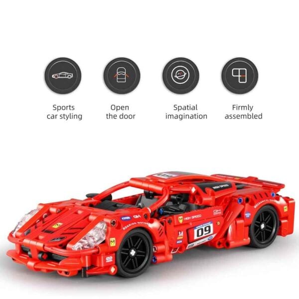 iM. Master Kırmızı Süper Araba 437 Parça 5809