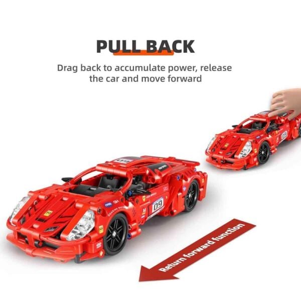 iM. Master Kırmızı Süper Araba 437 Parça 5809