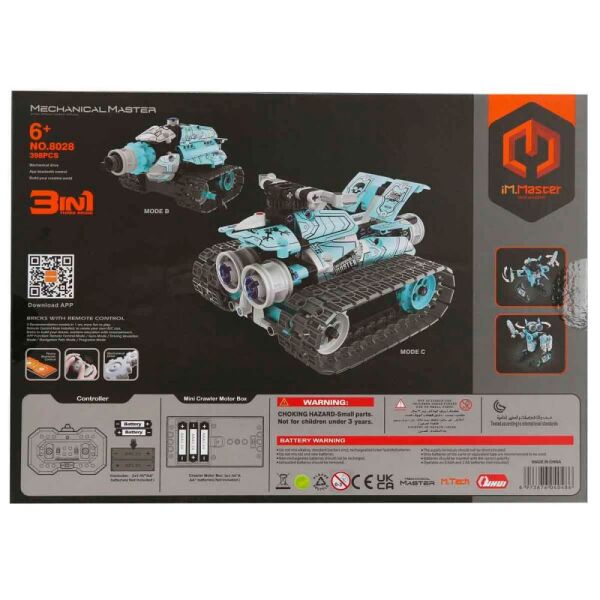 iM. Master Robot Araba3 in 1 398 Parça 8028