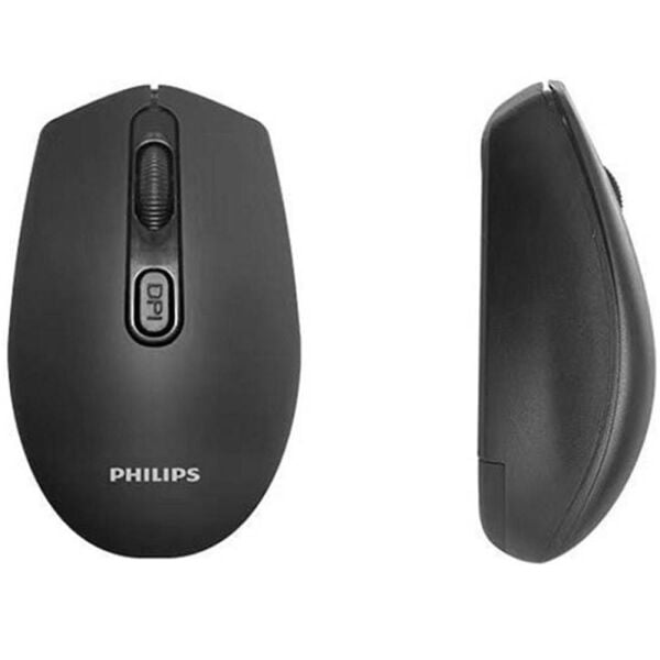 Philips SPK7405  2.4Ghz 800-1600Dpı Kablosuz Optik Mouse (10Mt)(Pil İçinde)