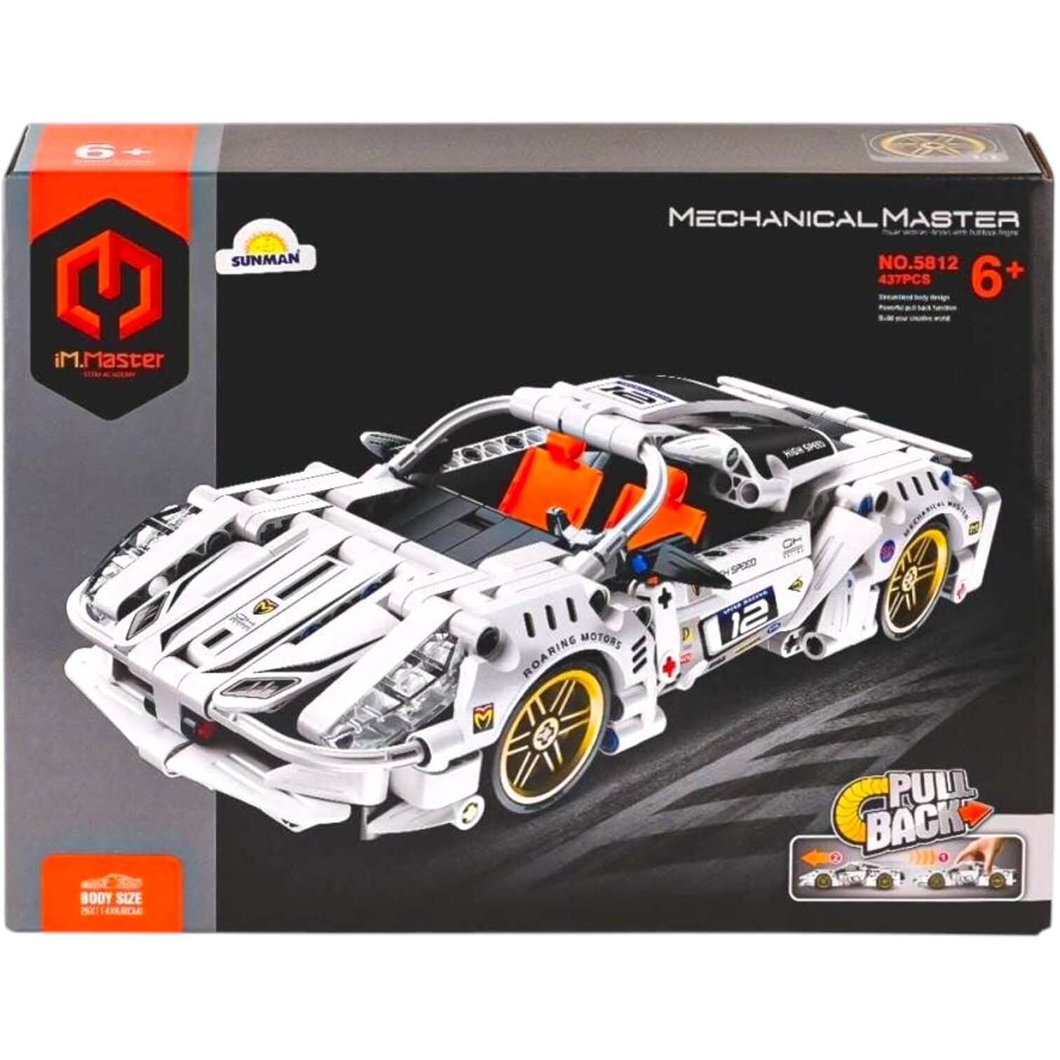 iM. Master Beyaz Süper Araba 437 Parça 5812