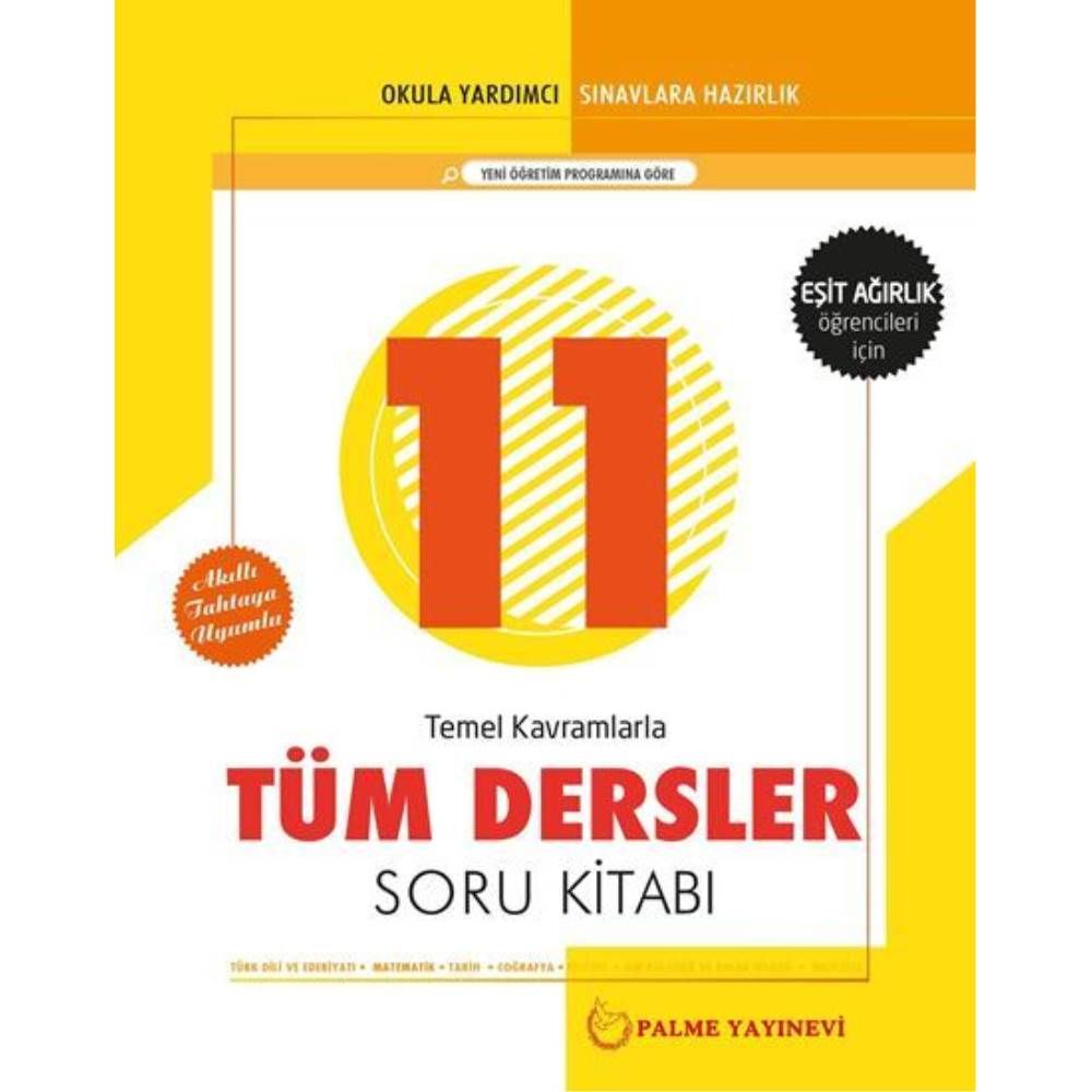 Palme 11.Sınıf Tüm Dersler Soru Kitabı Eşit Ağırlık