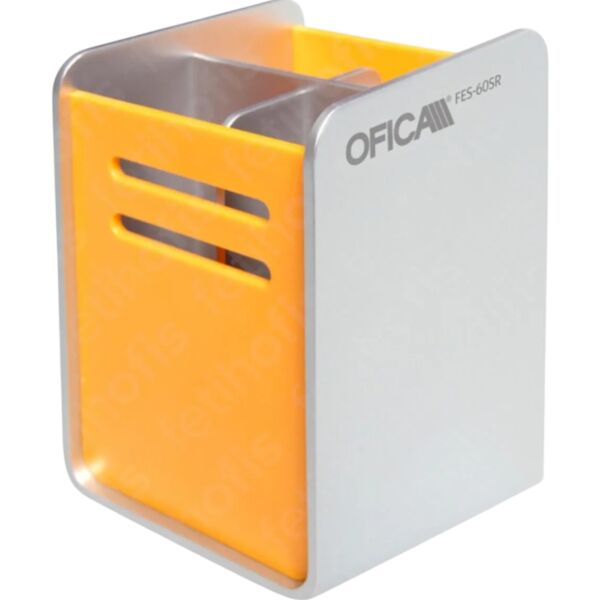 Ofica Sarı Gri Kare Masa Kalemlik FES-60SR