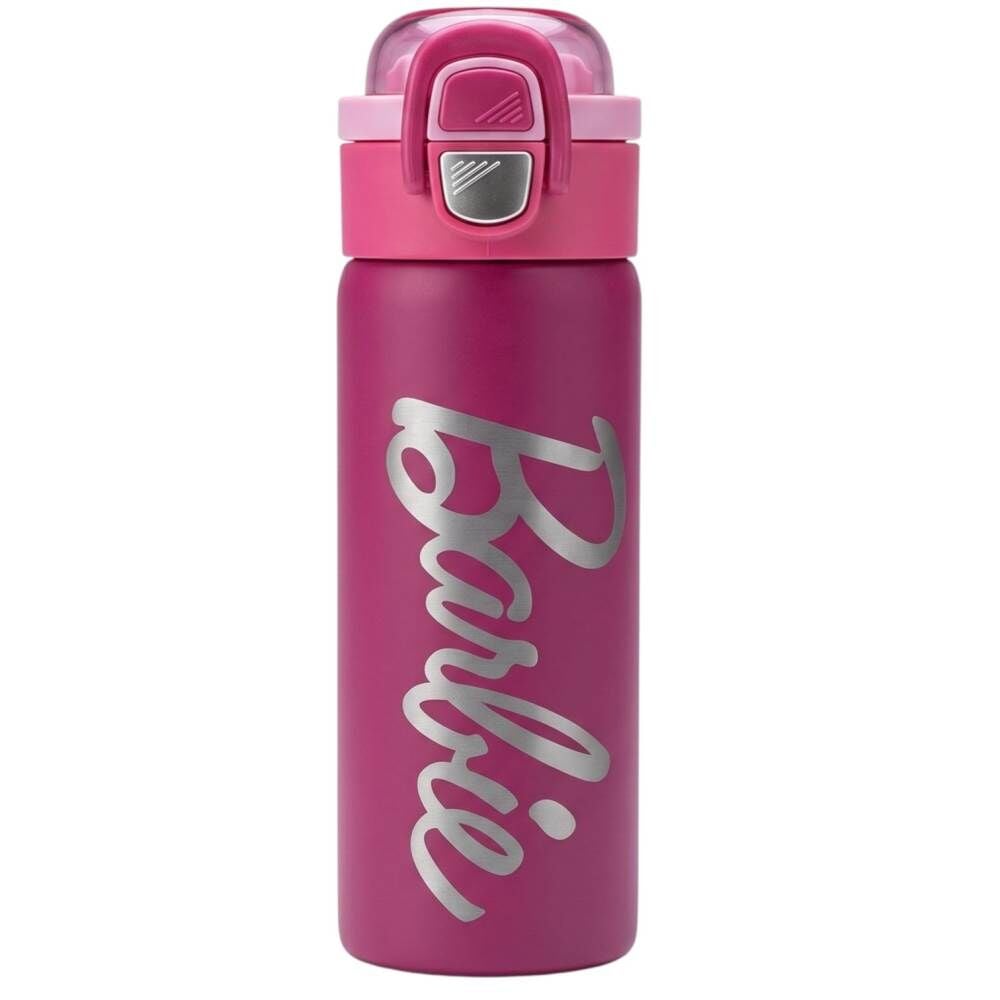 Barbie 3842 Çift Fonksiyon Kapaklı 600 ml Çelik Matara