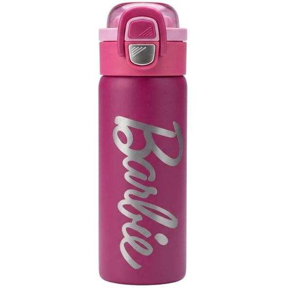 Barbie 3842 Çift Fonksiyon Kapaklı 600 ml Çelik Matara