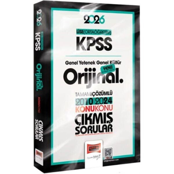 Yargı 2026 KPSS Lise Orta Öğretim GK GY Orjinal 2010-2024 Konu Konu Çıkmış Sorular