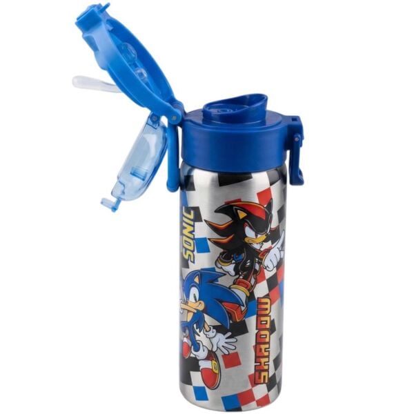 Sonic 3817 Çift Fonksiyon Kapaklı 600 ml Çelik Matara