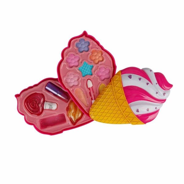 Dondurma Sekilli 2 Katlı Makyaj Güzellik Seti 2595